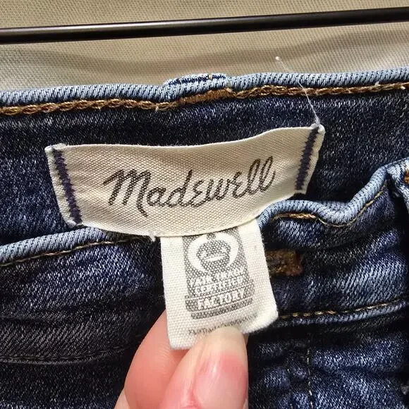 Madewell The Perfect Vintage Straight Jean stretch high rise denim size 28 - Picture 2 of 13